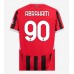 AC Milan Tammy Abraham #90 Hjemmedrakt 2024-25 Kortermet